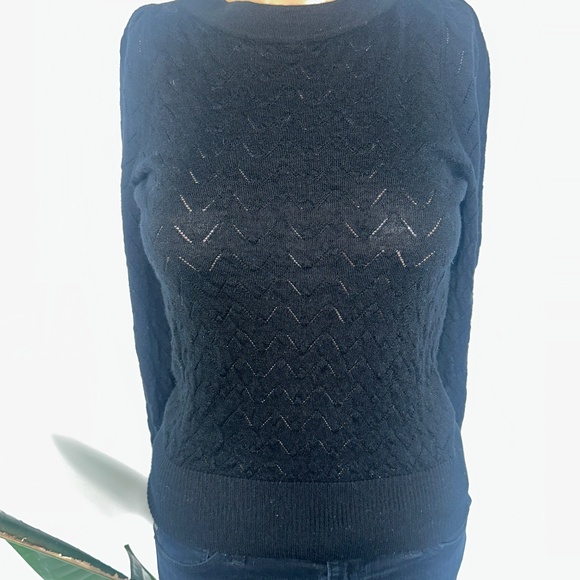 2 Merino Wool XS Sweater Bundle: Navy and Black by Dutch Designer PleinPublique - Picture 10 of 16